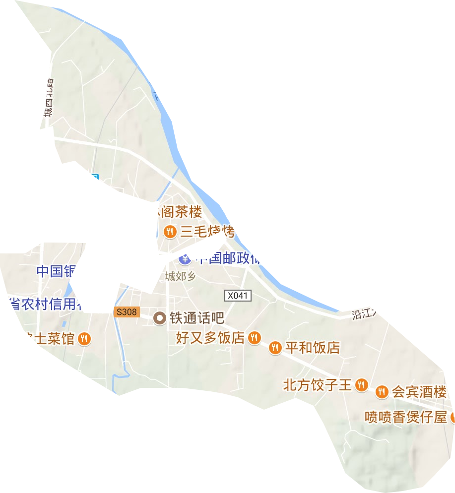 城郊鄉地形圖