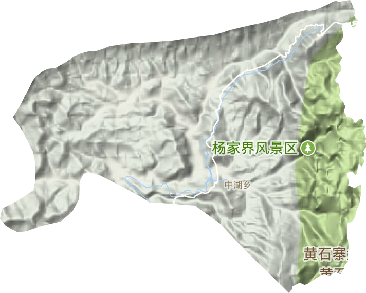 中湖鄉地形圖