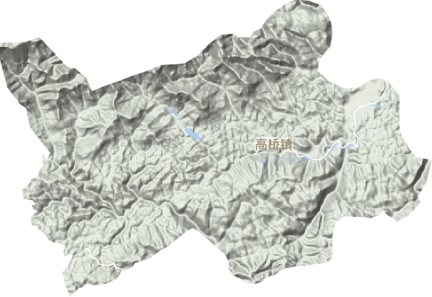 高橋鎮地形圖