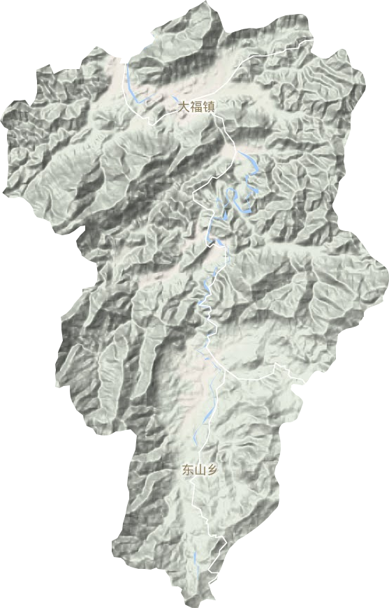 大福鎮(zhèn)地形圖