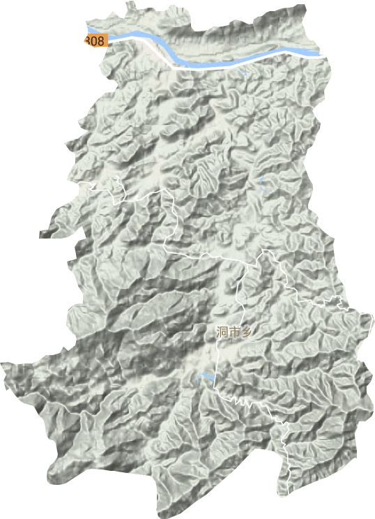 江南鎮地形圖