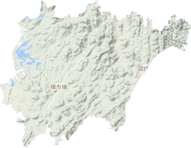 樟市鎮(zhèn)地形圖