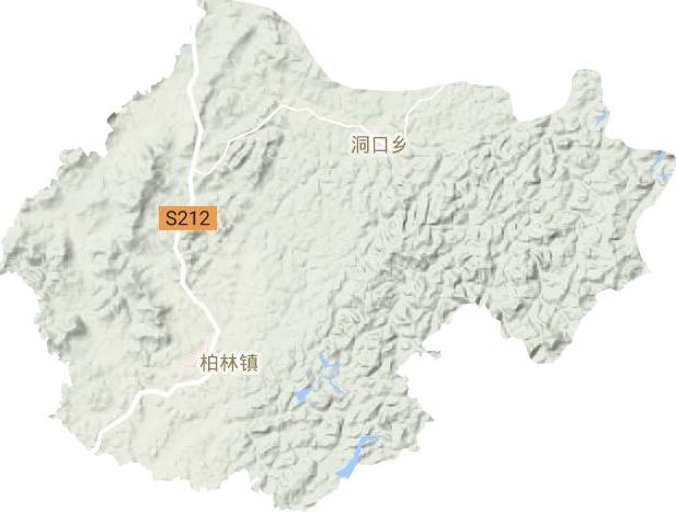 柏林鎮地形圖