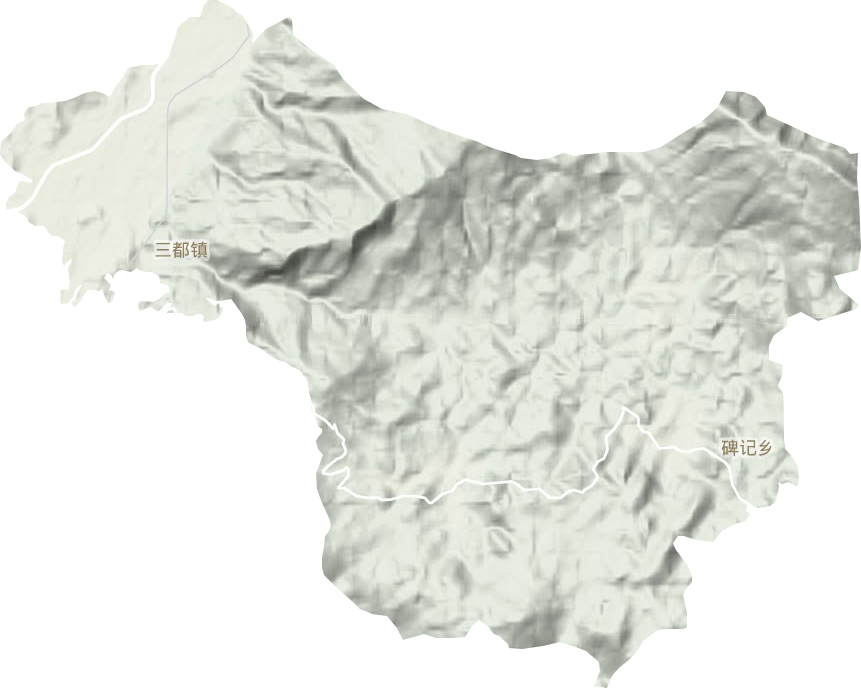 三都鎮地形圖