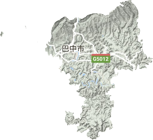 巴州區地形圖