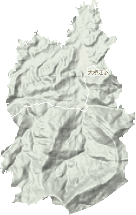 大橋江鄉地形圖