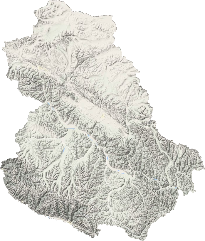 石渠縣地形圖