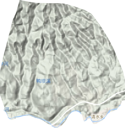 清水鄉地形圖