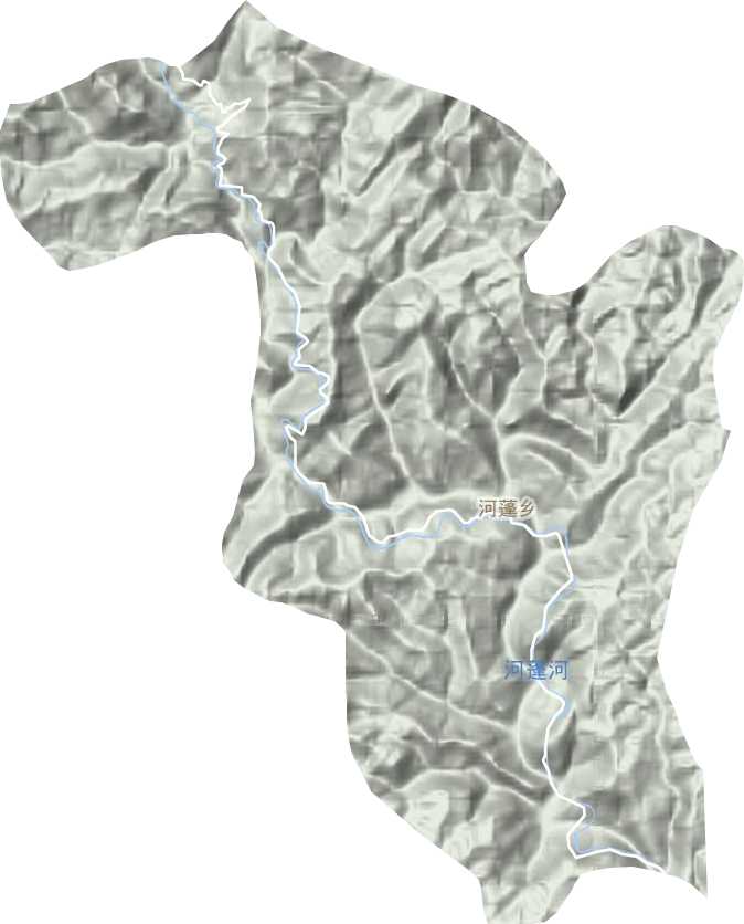 河蓬鄉(xiāng)地形圖