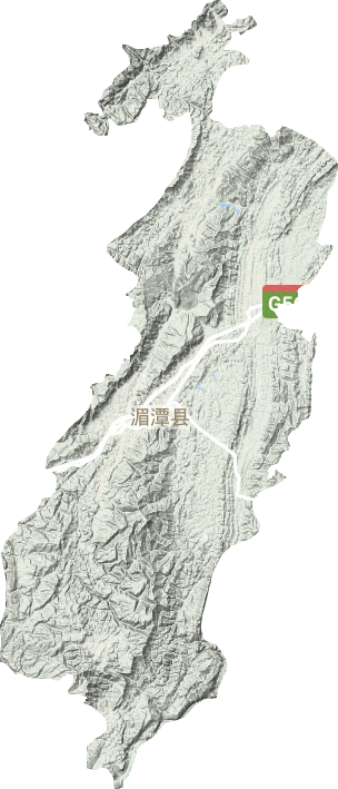 湄潭縣地形圖