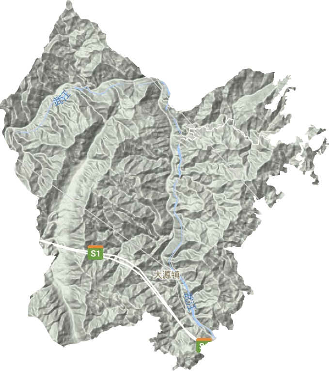 大源鎮地形圖