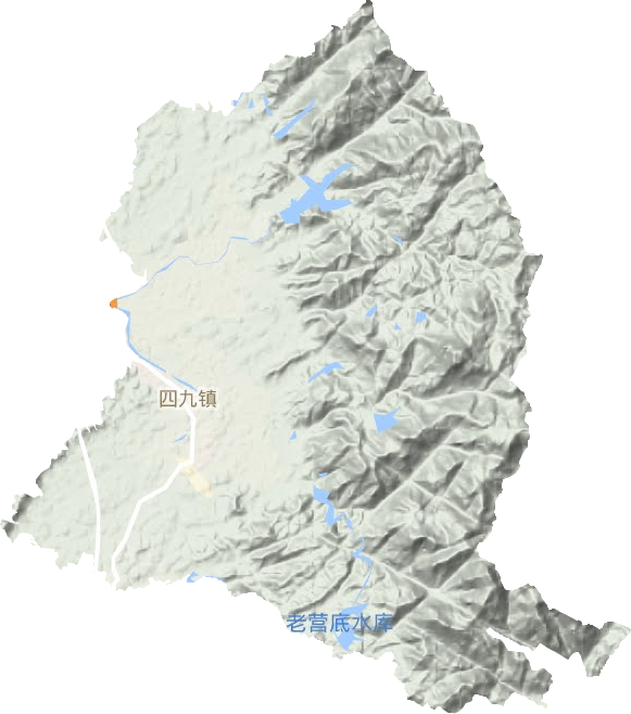 四九鎮地形圖