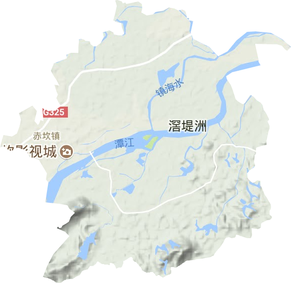 赤坎鎮地形圖