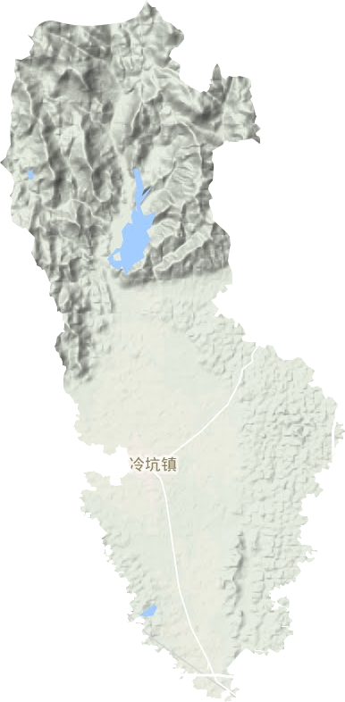 冷坑鎮地形圖