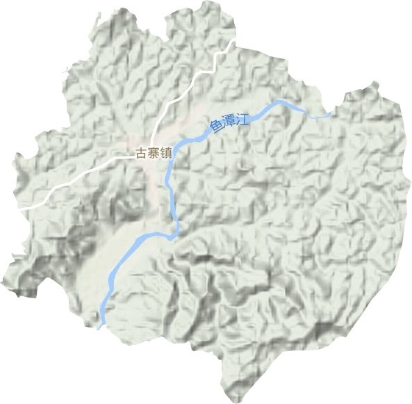 古寨鎮地形圖