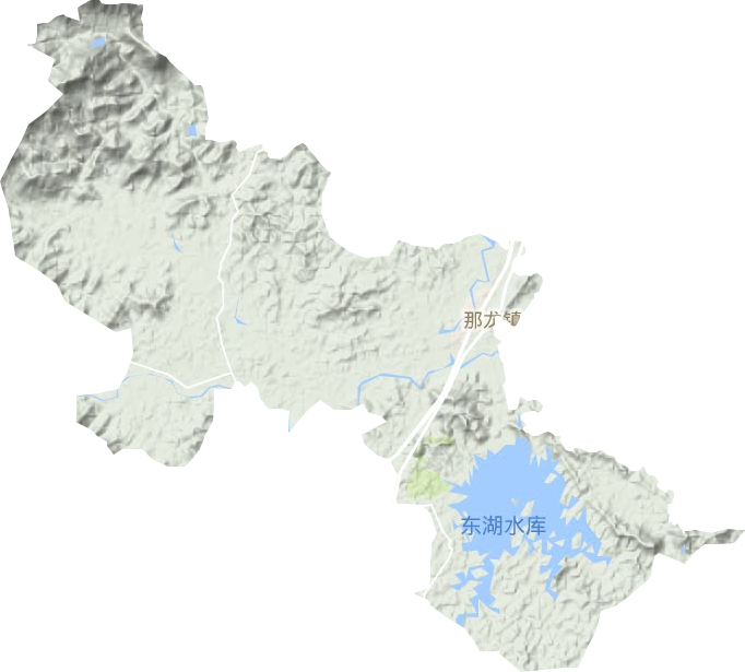 那龍鎮地形圖