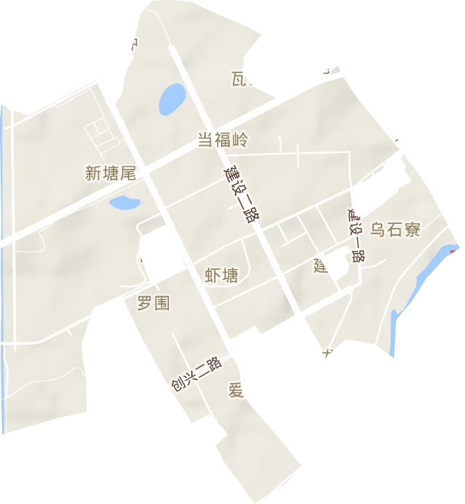 清遠市高新技術產業開發區地形圖