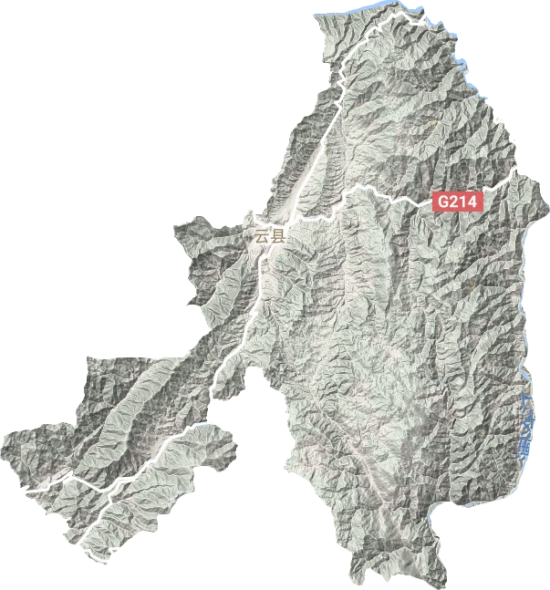 云縣地形圖