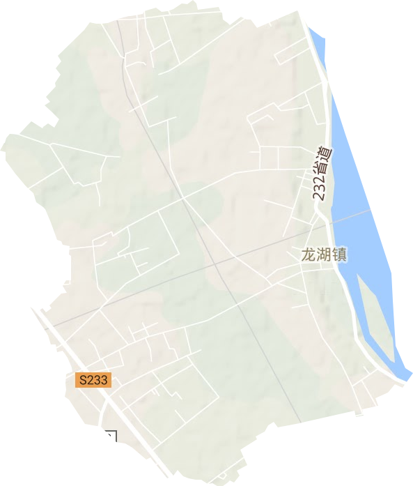 龍湖鎮地形圖