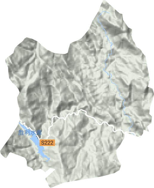 韓江林場地形圖