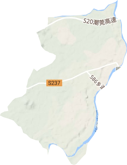 鳳江鎮地形圖