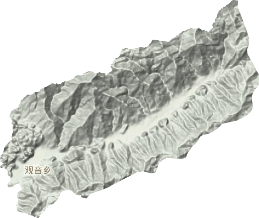 觀音鄉地形圖