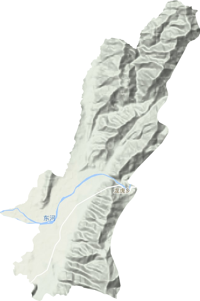 龍虎鄉(xiāng)地形圖