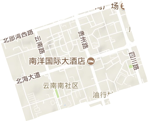 西街街道地形圖