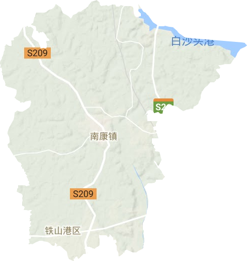 南康鎮地形圖