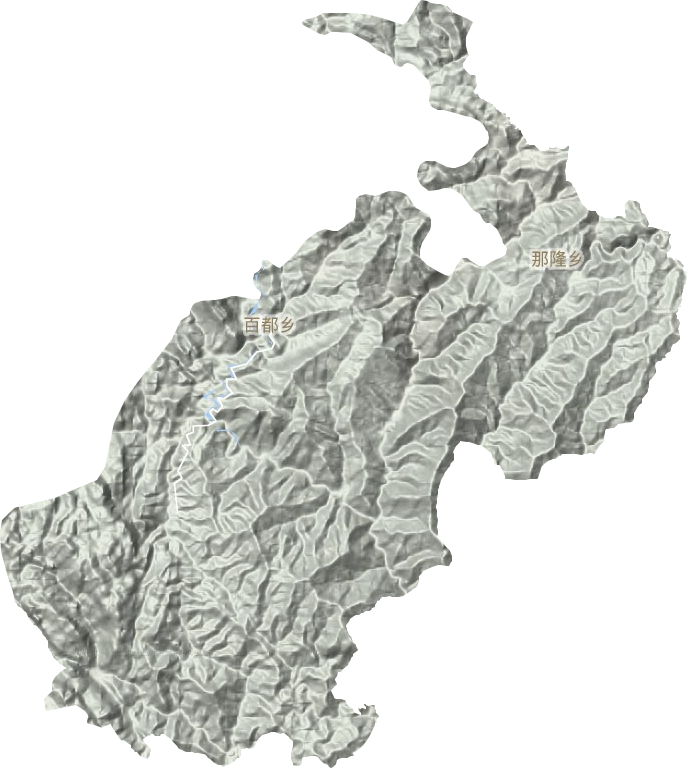 百都鄉地形圖
