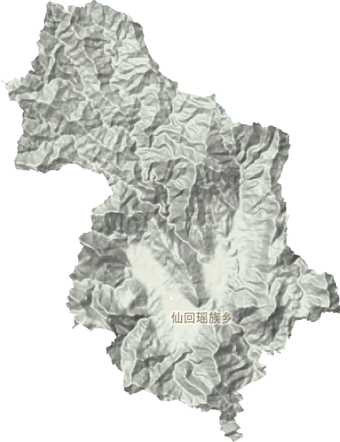 仙回瑤族鄉(xiāng)地形圖