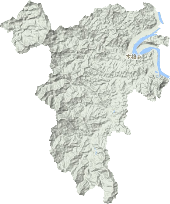木格鄉(xiāng)地形圖