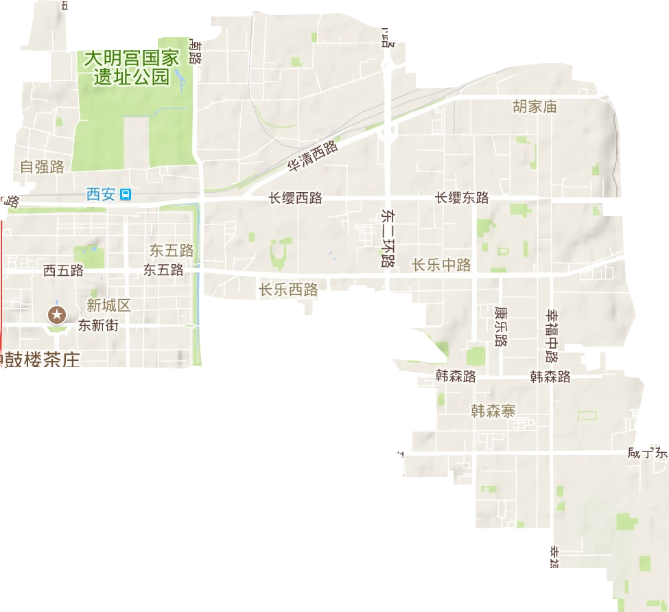 新城區地形圖