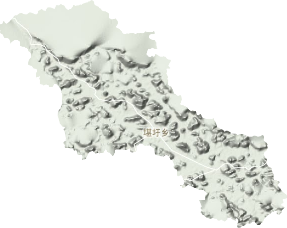 堪圩鄉(xiāng)地形圖