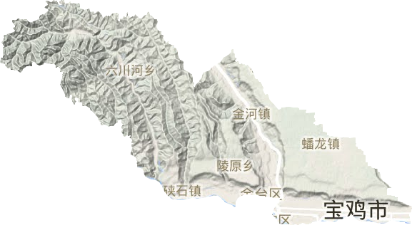 金臺區地形圖