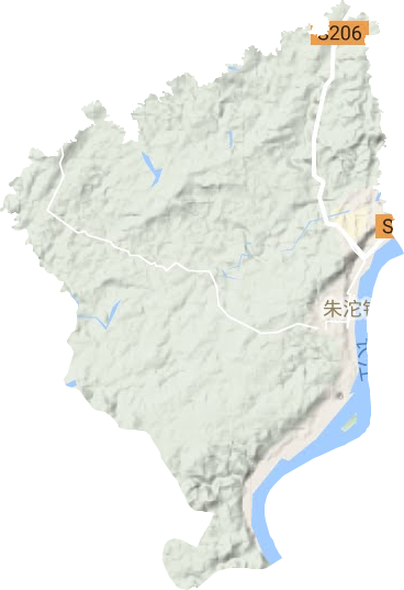 朱沱鎮地形圖