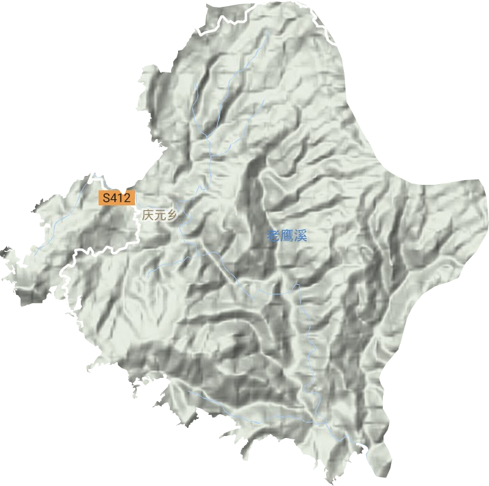 慶元鄉地形圖