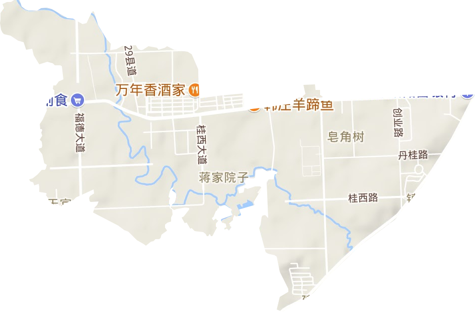 梁平縣雙桂工業(yè)園區(qū)地形圖