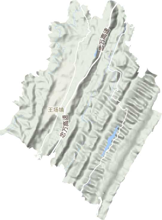 王場鎮地形圖