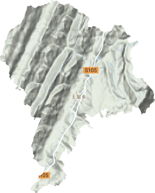 王家鄉地形圖