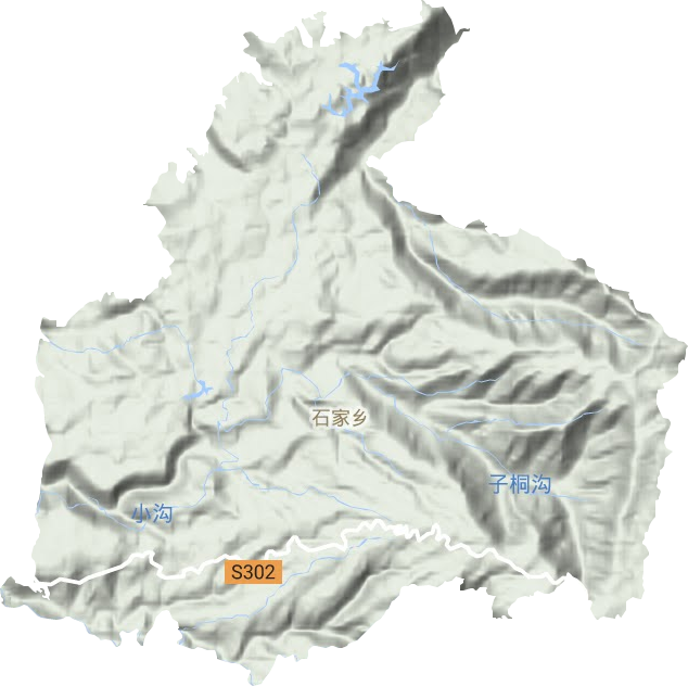 石家鄉地形圖