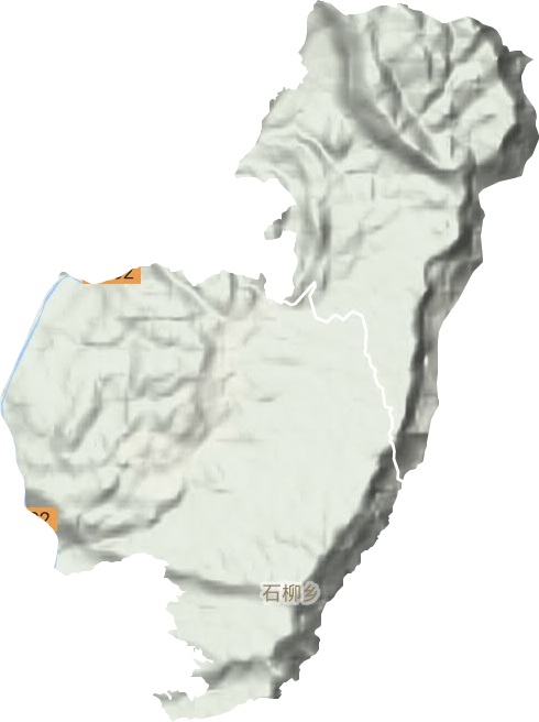 石柳鄉(xiāng)地形圖