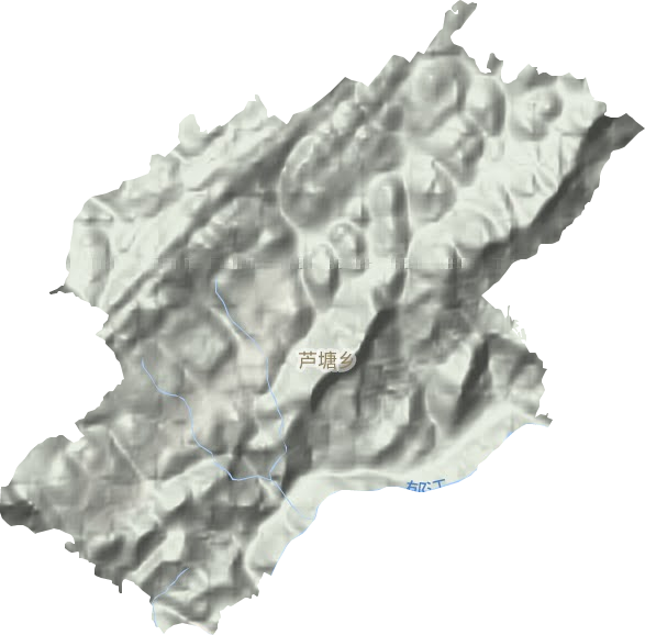 蘆塘鄉(xiāng)地形圖