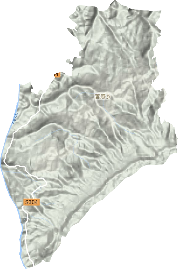 善感鄉地形圖