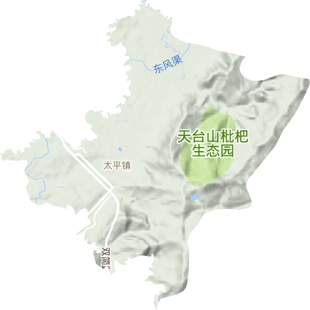 太平鎮地形圖