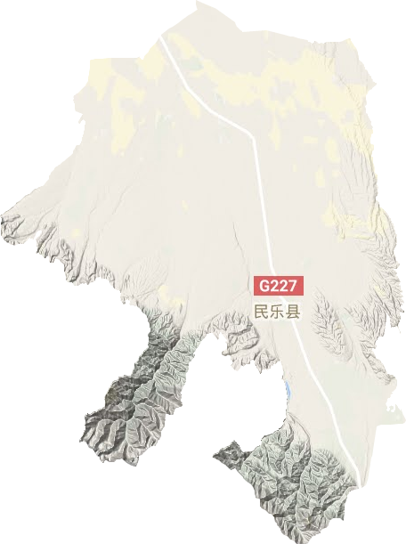 民樂縣地形圖