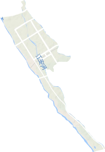 濱江街道地形圖