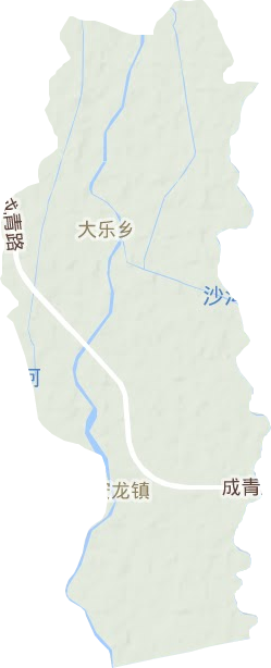 安龍鎮地形圖