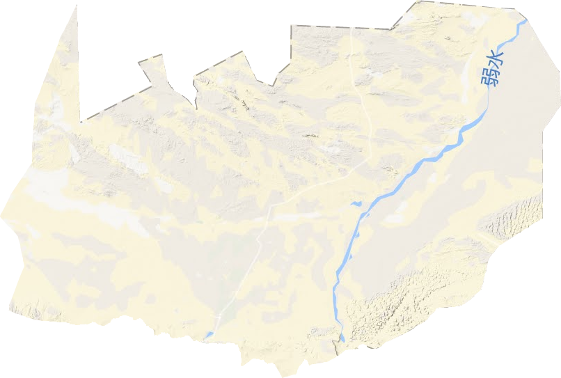 金塔縣地形圖