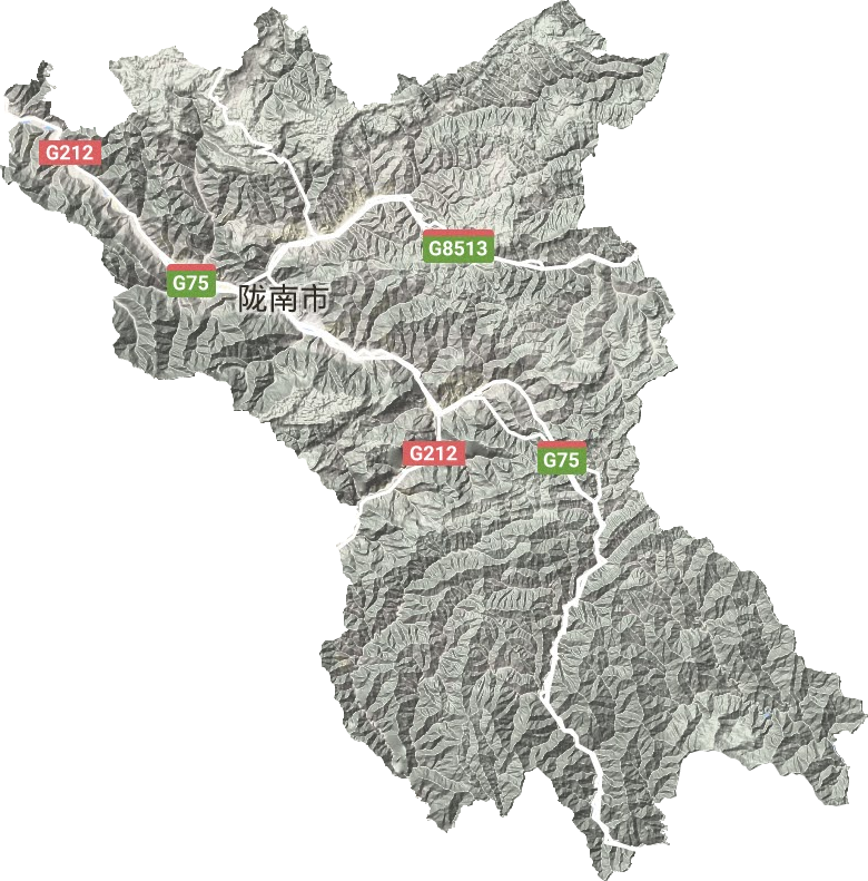 武都區地形圖
